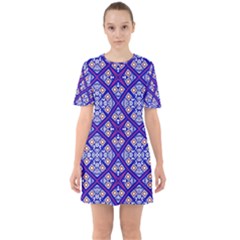 Symmetry Sixties Short Sleeve Mini Dress by Sobalvarro