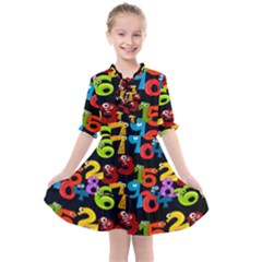 Mathematics Kids  All Frills Chiffon Dress by ArtworkByPatrick