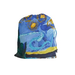 Painting Illustrations Vincent Van Gogh Drawstring Pouch (large) by Wegoenart