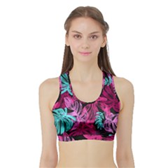 Leaves Sports Bra With Border by Sobalvarro