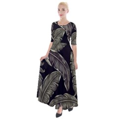 Jungle Half Sleeves Maxi Dress by Sobalvarro