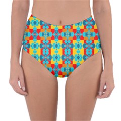 Pop Art  Reversible High-waist Bikini Bottoms by Sobalvarro