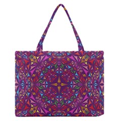 Kaleidoscope  Zipper Medium Tote Bag by Sobalvarro