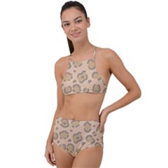 Leopard Print High Waist Tankini Set by Sobalvarro