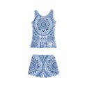 Boho Pattern Style Graphic Vector Kids  Boyleg Swimsuit View2