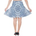 Boho Pattern Style Graphic Vector Velvet High Waist Skirt View2