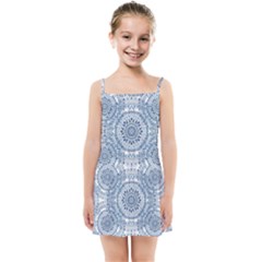 Boho Pattern Style Graphic Vector Kids  Summer Sun Dress by Sobalvarro