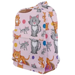 Cat Seamless Pattern Classic Backpack by Vaneshart