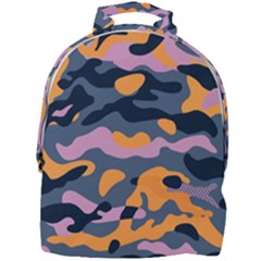 Camouflage Background Textile Uniform Seamless Pattern Mini Full Print Backpack by Vaneshart