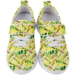 Ubrs Yellow Kids  Velcro Strap Shoes by Rokinart