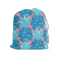 Pineapples Drawstring Pouch (xl) by Sobalvarro