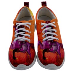 Wonderful Fantasy Horse In A Autumn Landscape Mens Athletic Shoes by FantasyWorld7