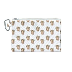 Angel Cherub White Canvas Cosmetic Bag (medium) by snowwhitegirl