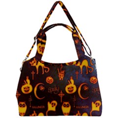 Funny Halloween Design Double Compartment Shoulder Bag by FantasyWorld7