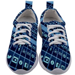 Apps Social Media Networks Internet Kids Athletic Shoes by Vaneshart