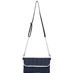 Black Rose Blue Mini Crossbody Handbag by snowwhitegirl