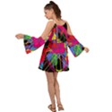 Club Fitstyle Fitness by Traci K Kimono Sleeves Boho Dress View2