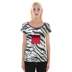 Striped By Traci K Cap Sleeve Top by tracikcollection