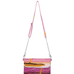 Pop Art Beach Umbrella  Mini Crossbody Handbag