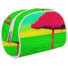 Pop Art Beach Umbrella Makeup Case (medium) by essentialimage