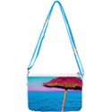 Pop Art Beach Umbrella  Double Gusset Crossbody Bag View1