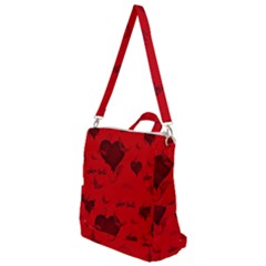 Wonderful Pattern Of Hearts Crossbody Backpack by FantasyWorld7