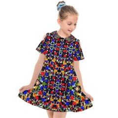 Ab 55 Kids  Short Sleeve Shirt Dress by ArtworkByPatrick