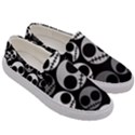 Emo Skellington Skulls Men s Canvas Slip Ons View3