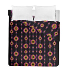 Fantasy Flowers In New Freedom Duvet Cover Double Side (full/ Double Size) by pepitasart