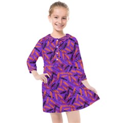 Halloween Candy Kids  Quarter Sleeve Shirt Dress by bloomingvinedesign