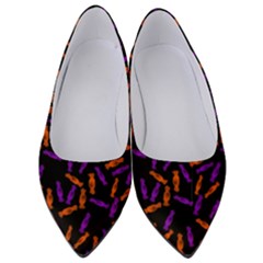 Halloween Candy On Black Women s Low Heels by bloomingvinedesign