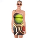 Sport Ball Tennis Golf Football One Soulder Bodycon Dress View1