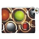 Sport Ball Tennis Golf Football Canvas Cosmetic Bag (XXL) View2