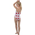 Heart Red Love Valentines Day Go with the Flow One Piece Swimsuit View2