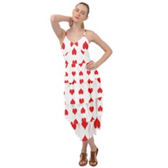 Heart Red Love Valentines Day Layered Bottom Dress by HermanTelo