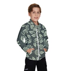 Flowers Pattern Spring Nature Kids  Windbreaker by HermanTelo