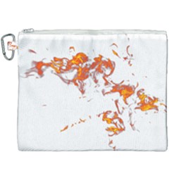 Can Walk On Fire, White Background Canvas Cosmetic Bag (xxxl) by picsaspassion