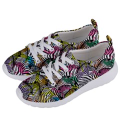 Colorful African Zebra Women s Lightweight Sports Shoes by trulycreative