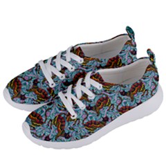 Psychedelic Plant Cat Women s Lightweight Sports Shoes by trulycreative