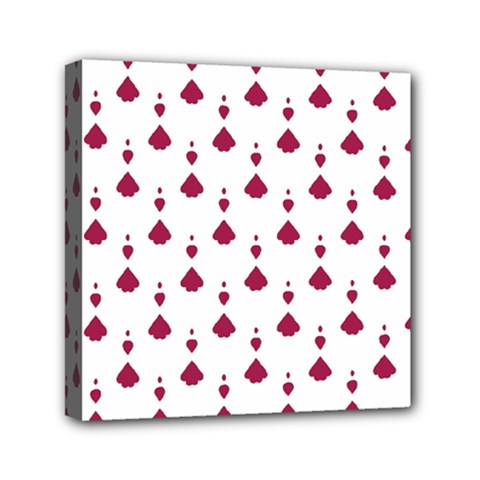 Pattern Card Mini Canvas 6  X 6  (stretched) by HermanTelo