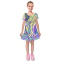 Happpy (4) Kids  Short Sleeve Velvet Dress View1