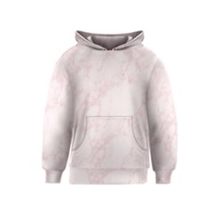 Pink Marble Texture Floor Background With Light Pink Veins Greek Marble Print Luxuous Real Marble  Kids  Pullover Hoodie by genx