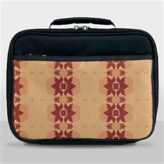 Brown Flower Lunch Bag by HermanTelo