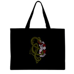 Pepe The Frog Rare Celtic Viking Norse Dragon Pattern Deus Vult Medieval Wojak Crusader Zipper Mini Tote Bag by snek