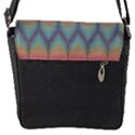 Pattern Background Texture Colorful Flap Closure Messenger Bag (S) View1