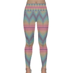 Pattern Background Texture Colorful Lightweight Velour Classic Yoga Leggings by HermanTelo