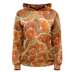 Oranges Background Texture Pattern Women s Pullover Hoodie by HermanTelo