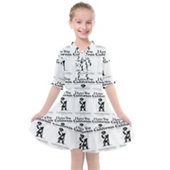 Iloveyoucalif Kids  All Frills Chiffon Dress by ArtworkByPatrick