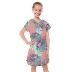 Leaves Kids  Drop Waist Dress by Sobalvarro