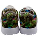 Peacock Feathers Color Plumage Kids Athletic Shoes View4